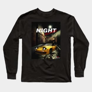 JDM 240SX [Yellow] Night Hunter Long Sleeve T-Shirt